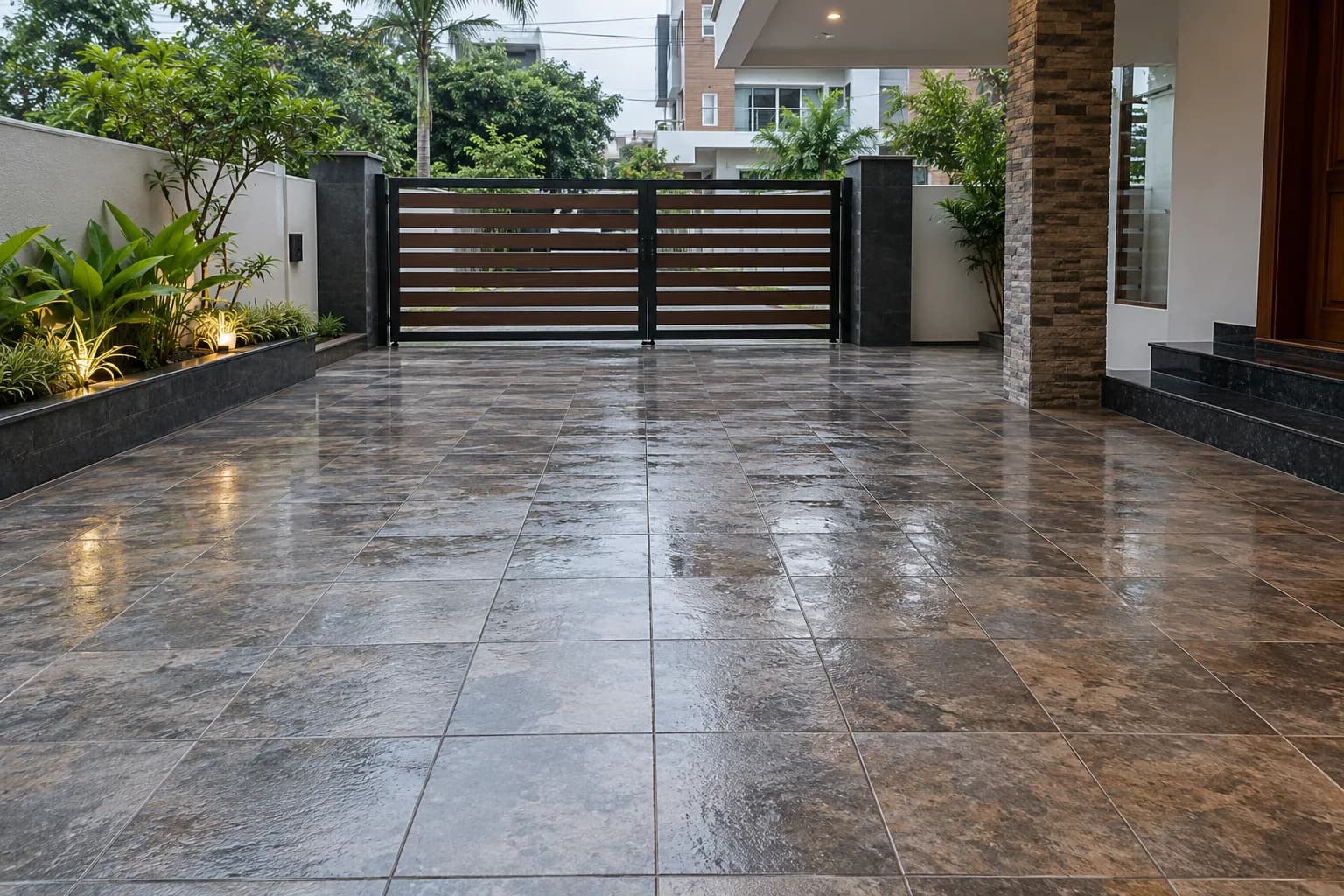 Digital parking tiles